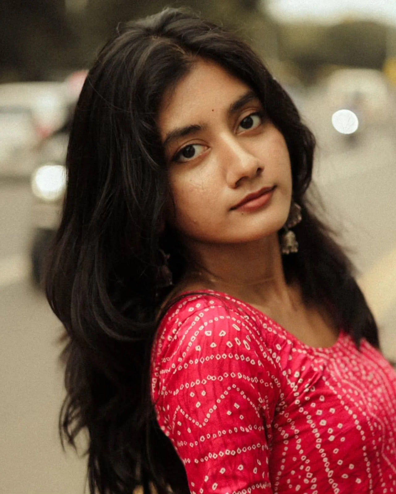 Fana- Cotton Bandhani slit cut kurti