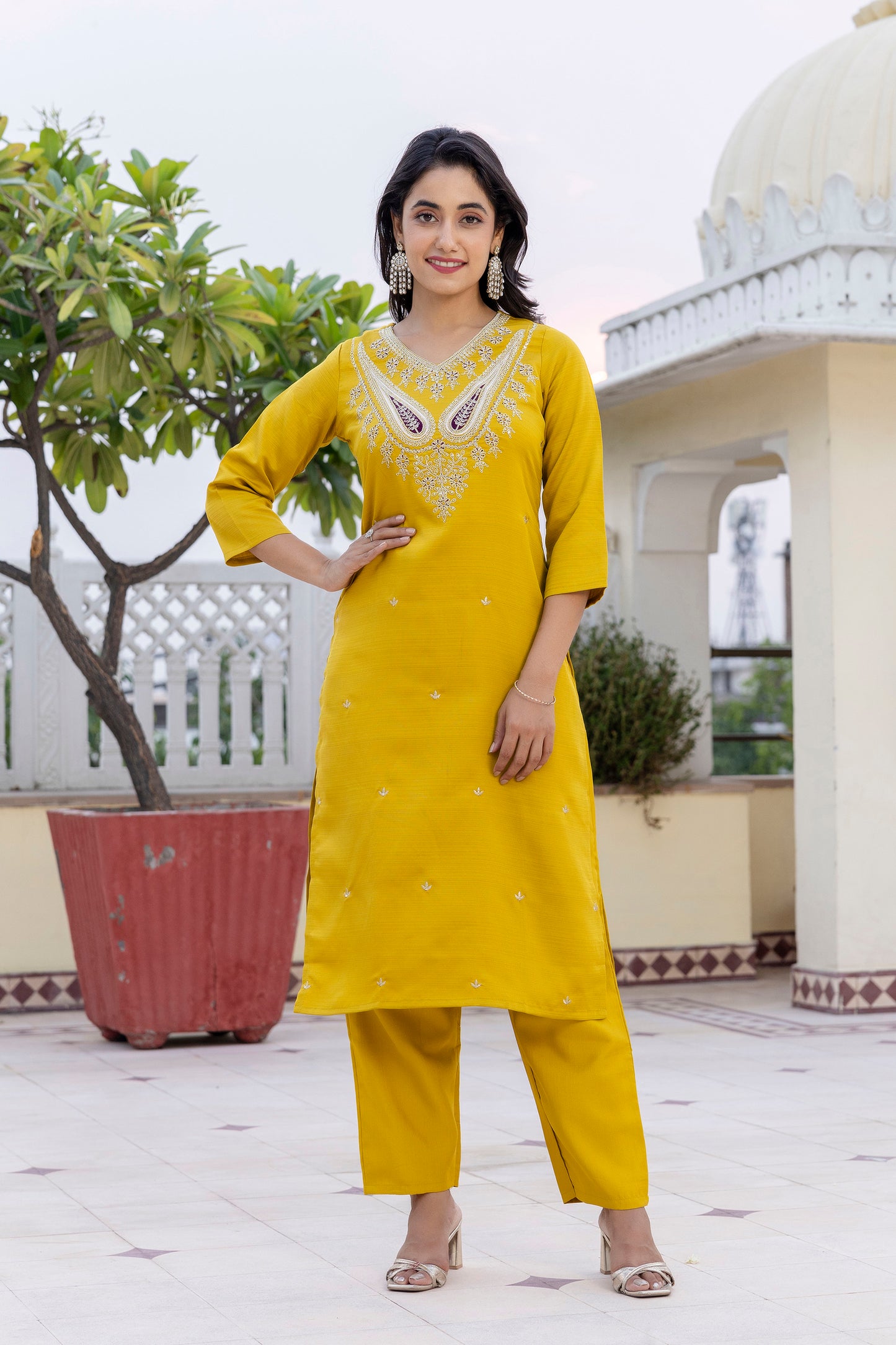 Fancy Kurti Wedding Collections Wholesale Designer Kurtis Embroidered Kurtis Haldi Outfits