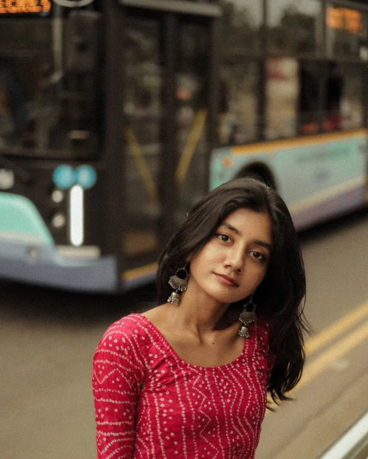 Fana- Cotton Bandhani slit cut kurti