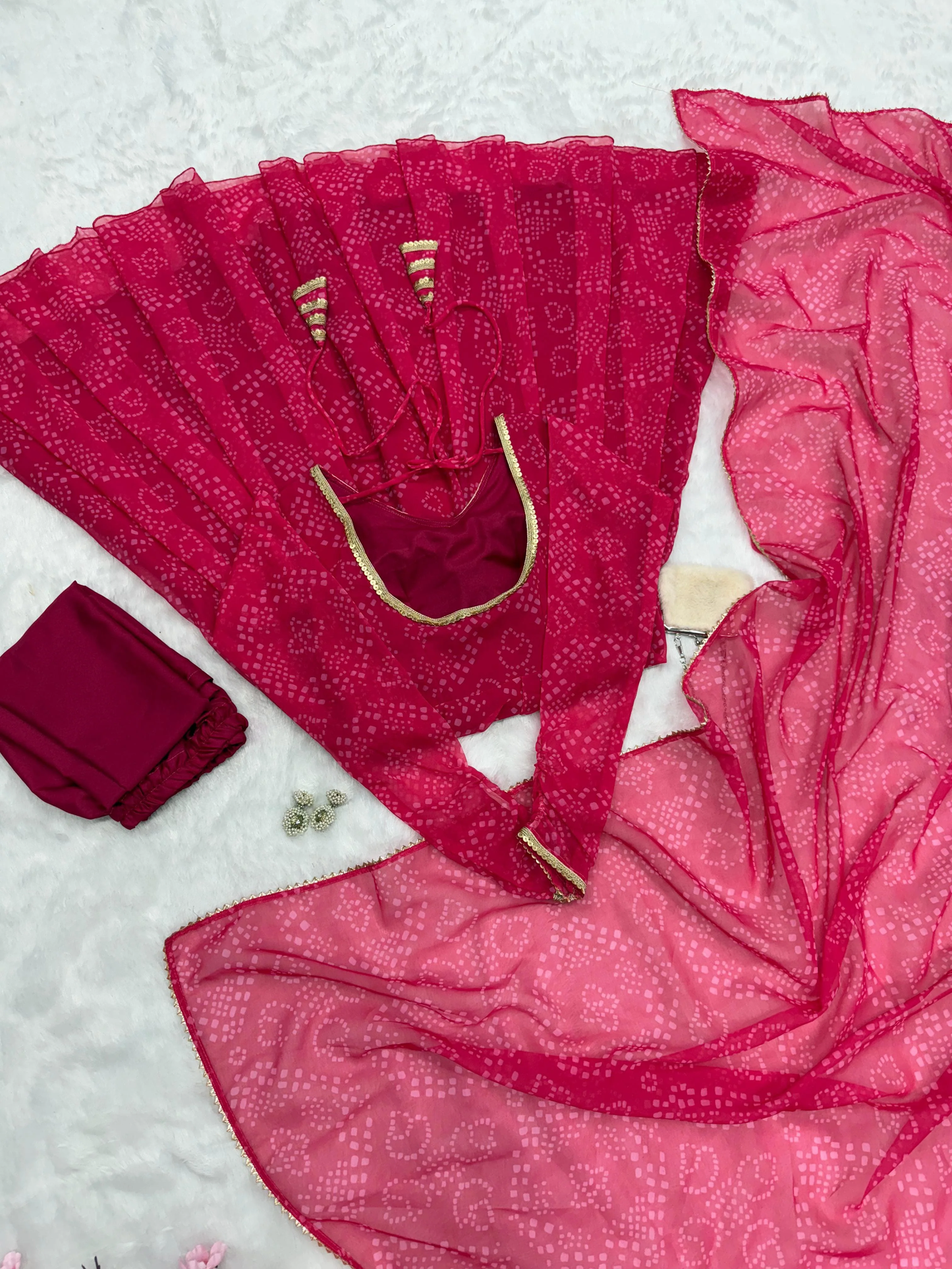 Latest Designer Pink Color Pure Georgette Printed Anarkali Suit Set